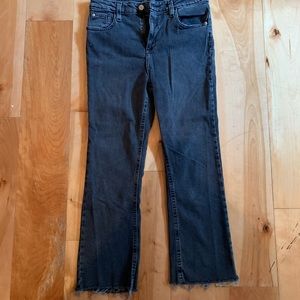 Urban Kick Flare High Waisted Crop Jeans